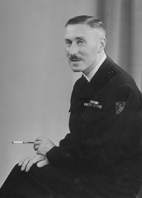 Cyril Ellen serving as the British Resident, Landkreis Warburg, Westphalia