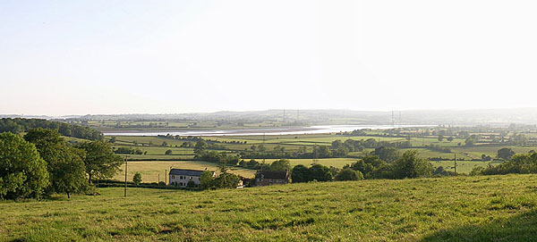 Image Richard Fryer and Ann (nee Jones) lived in Overton, Arlingham, viewed here from Barrow Hill.