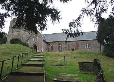 Image Charles Tyler and Mary (nee Price) and several of their children<br>are buried in St Mary & St Peter's Churchyard, Tidenham.