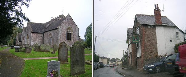 Image John & Margaret Worgan lived with their family in Woolaston.<br>St Andrew's Church and the Netherend Inn are pictured above.